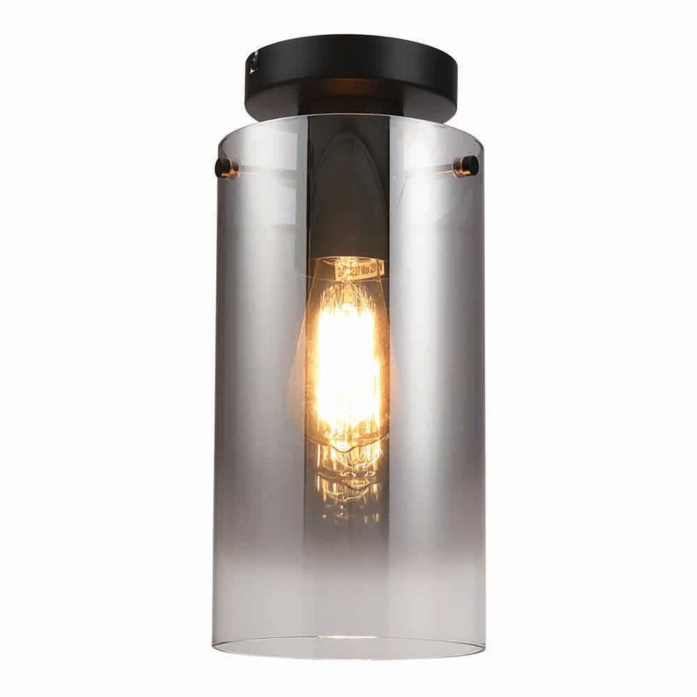 Freelight plafondlamp Ventotto - 1 lichts - 15 x 33 cm - zwart