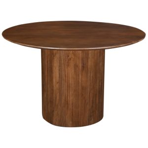Giga Meubel Eettafel Jaime – Rond – Mangohout – 120cm Giga Meubel Eettafel Jaime – Rond – Mangohout – 120cm