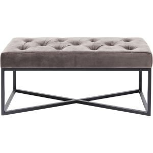 Kare Design Bank Crossover 90x40cm grijs en zwart Kare Design Bank Crossover 90x40cm grijs en zwart