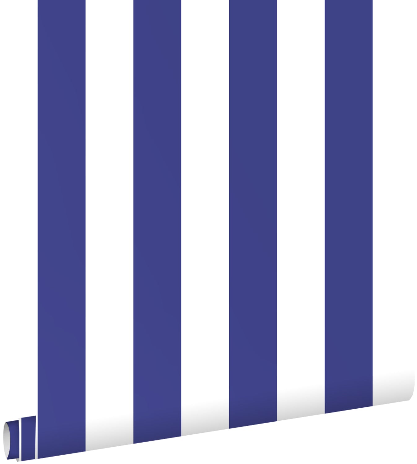 ESTAhome behang strepen blauw en wit - 0.53 x 10.05 m - 131572
