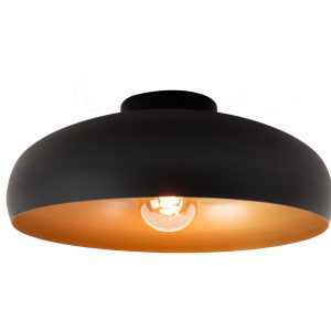 EGLO plafondlamp Mogano – e27 – ø 40 cm – zwart/koper EGLO plafondlamp Mogano – e27 – ø 40 cm – zwart/koper