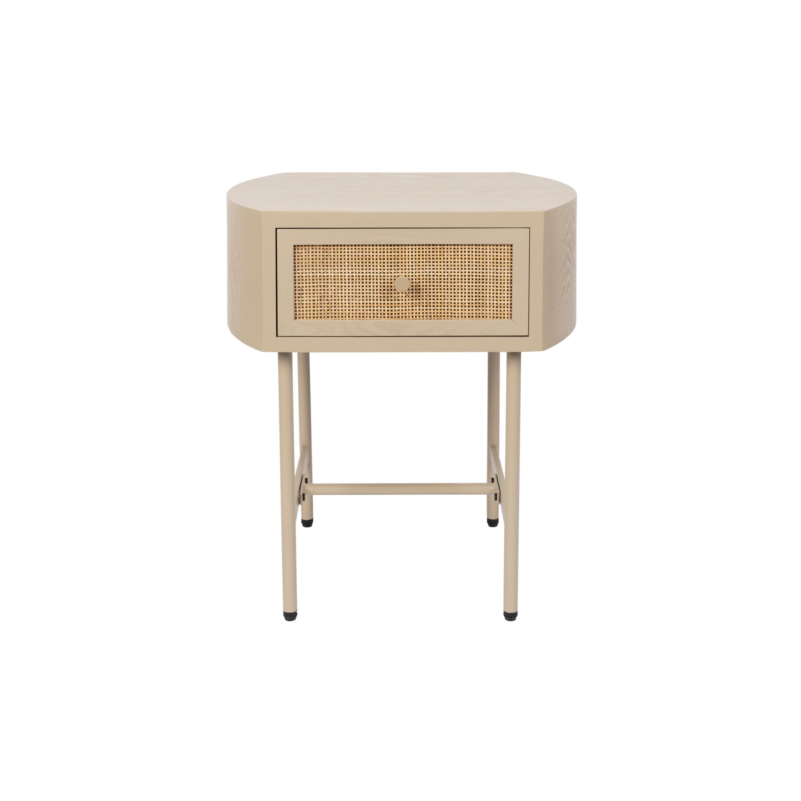 Housecraft Living Amaya Bijzettafel/ Nachtkastje - Beige