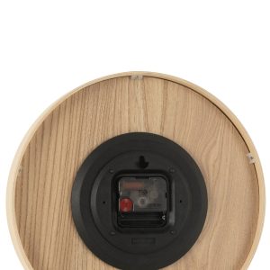 J-Line klok – multiplex/hout – licht naturel – small – Ø 30 cm J-Line klok – multiplex/hout – licht naturel – small – Ø 30 cm