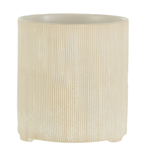 J-Line bloempot Maria Rond – Keramiek – wit – large – Ø 14.5 cm J-Line bloempot Maria Rond – Keramiek – wit – large – Ø 14.5 cm
