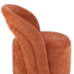 J-Line stoel Accent – textiel – oranje/roest