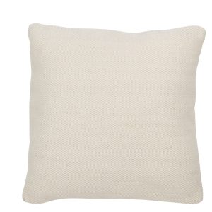J-Line kussen Geweven – wol – creme – small