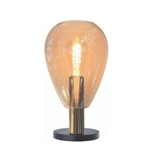 Freelight tafellamp Dorato – 1 lichts – 18.5 x 33 cm – zwart goud Freelight tafellamp Dorato – 1 lichts – 18.5 x 33 cm – zwart goud