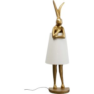 Kare Design Vloerlamp Animal konijn 150cm goud Kare Design Vloerlamp Animal konijn 150cm goud