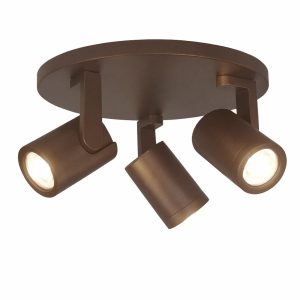 Highlight spot HALO – 3 lichts – 25 x 15 cm – bruin