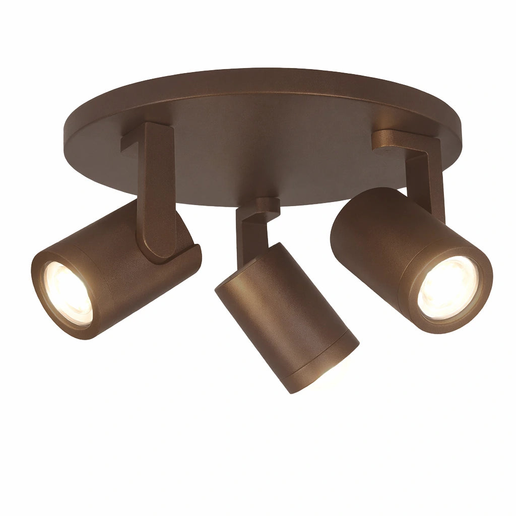 Highlight spot HALO - 3 lichts - 25 x 15 cm - bruin