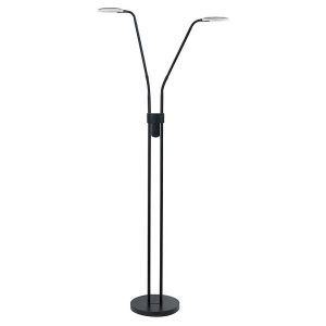 Highlight vloerlamp Rodeo – 2 lichts – 50 x 130 cm – zwart
