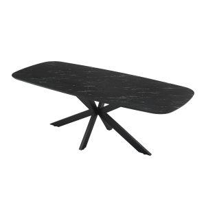 Giga Meubel Eettafel Marco – Deens Ovaal Zwart Hout – 220x100x76cm Giga Meubel Eettafel Marco – Deens Ovaal Zwart Hout – 220x100x76cm