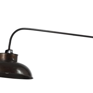 J-Line wandlamp Lounge – metaal – zwart