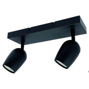 Freelight spot Trova – 2 lichts – 30 x 16 cm – zwart Freelight spot Trova – 2 lichts – 30 x 16 cm – zwart