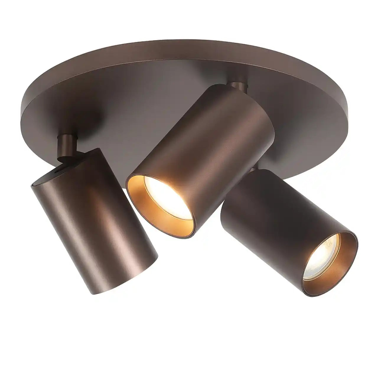 Highlight spot Mila - 3 lichts - 25 x 15 cm - bruin