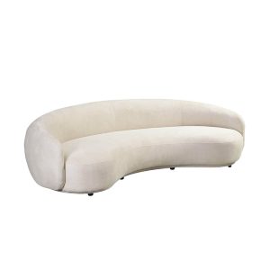 HOME DELUXE – Bank CASARA 258 x 128 x 72 cm – Geweven stof beige