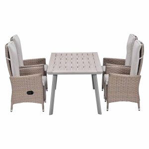 Garden Impressions Tuinset Collin 5-delig – Penedo tuintafel 160×90 ta