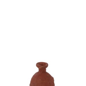 J-Line vaas Soliflore – aluminium – terracotta