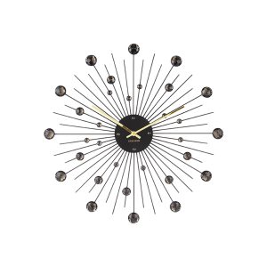 Karlsson wandklok – zwart – Ø50cm Karlsson wandklok – zwart – Ø50cm