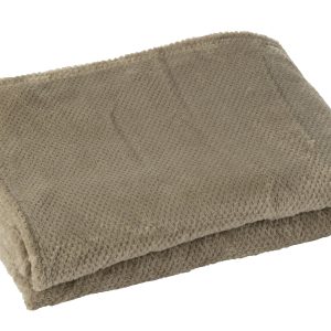J-Line plaid Snuggle – polyester – grijs J-Line plaid Snuggle – polyester – grijs