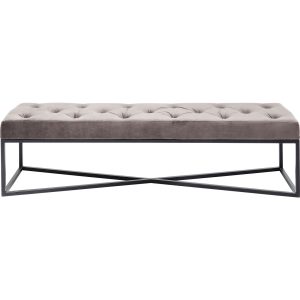 Kare Design Bank Crossover 150x40cm grijs en zwart Kare Design Bank Crossover 150x40cm grijs en zwart