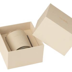 J-Line geurkaars Leder – Suit & Tie – glas – beige – 40U J-Line geurkaars Leder – Suit & Tie – glas – beige – 40U