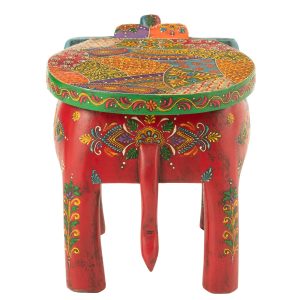 J-Line kruk Olifant Delhi – hout – mix J-Line kruk Olifant Delhi – hout – mix