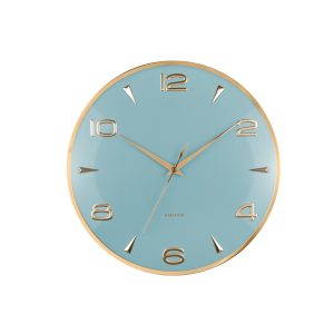 Karlsson wandklok Sienna Glow – blauw – Ø40.6cm Karlsson wandklok Sienna Glow – blauw – Ø40.6cm