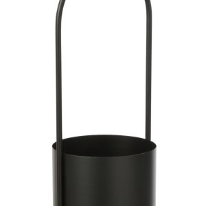 J-Line bloempot – ijzer – zwart – extra large