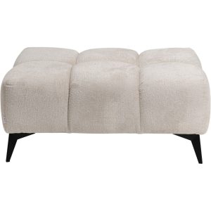 Kare Design Kruk Nia fluweel creme