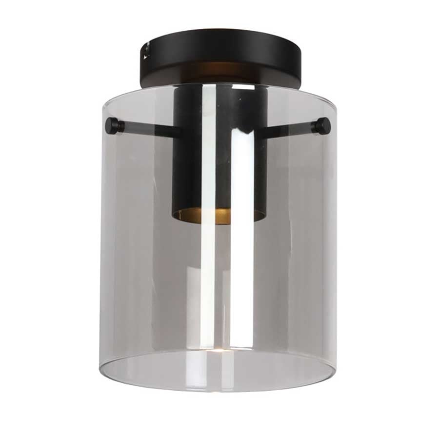 Freelight plafondlamp Interno - 1 lichts - 15 x 24 cm - zwart