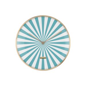 Karlsson wandklok Candy Swirl Dome – blauw – Ø40cm Karlsson wandklok Candy Swirl Dome – blauw – Ø40cm