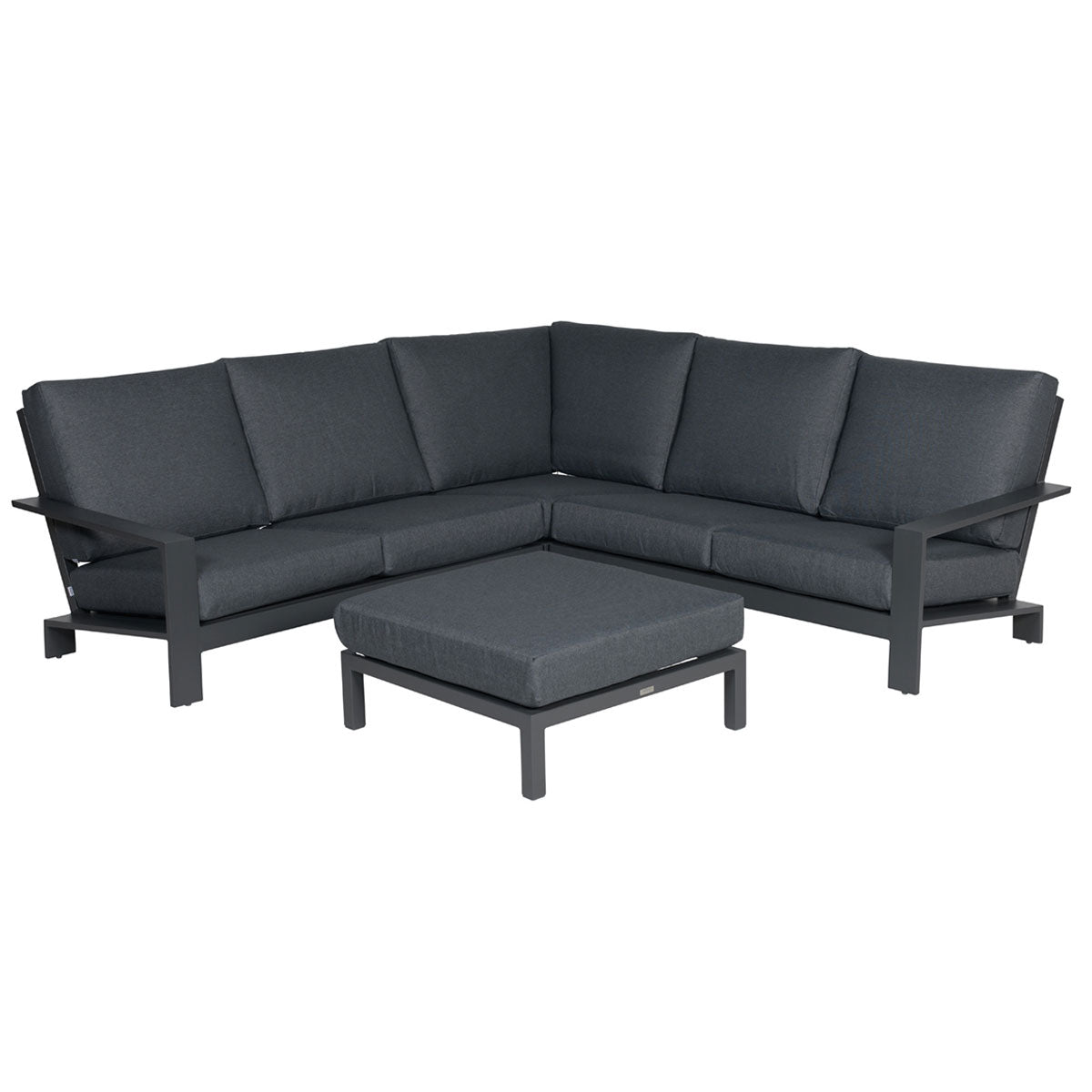 Garden Impressions loungeset Coba donker grijs 4-delig