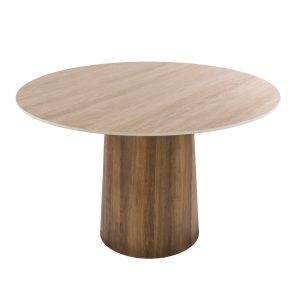 Giga Living Eettafel Romano – Rond Travertin – Ø120x75cm