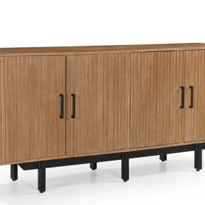 Giga Meubel Dressoir Jurre – Metaal/Mangohout – Naturel – 180cm Giga Meubel Dressoir Jurre – Metaal/Mangohout – Naturel – 180cm