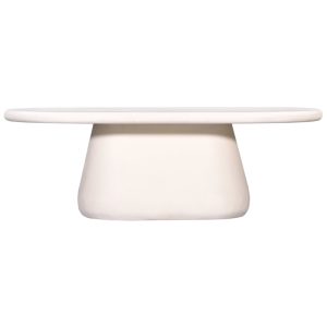 Giga Meubel Salontafel Romy – Ovaal – Beton Ciré – 120cm