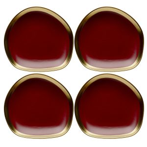 Kare Design Borden Vibrations Ø27cm rood (4/set)