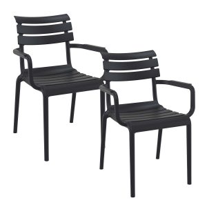 Garden Impressions tuinstoel Paris zwart – 2 stuks Garden Impressions tuinstoel Paris zwart – 2 stuks