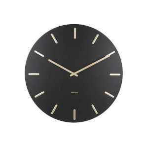 Karlsson wandklok Charm – zwart – Ø45cm Karlsson wandklok Charm – zwart – Ø45cm