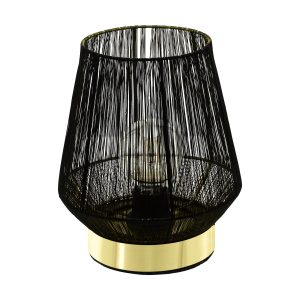 EGLO tafellamp Escandidos – e27 – 26 cm – zwart/koper/goud EGLO tafellamp Escandidos – e27 – 26 cm – zwart/koper/goud