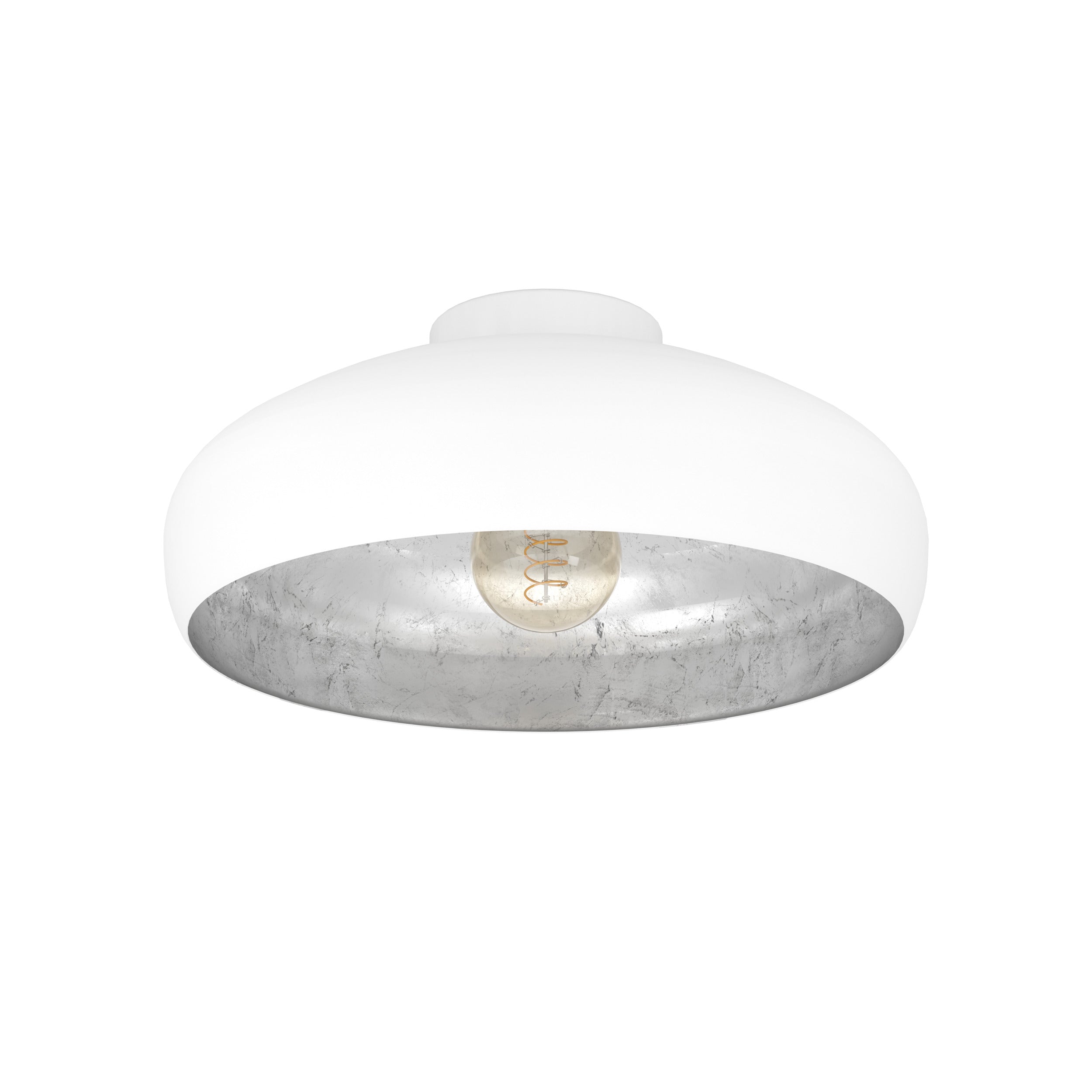 EGLO plafondlamp Mogano - e27 - ø 40 cm - wit/zilver
