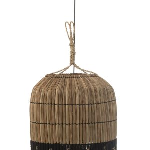 J-Line hanglamp Motief – gras – naturel/zwart J-Line hanglamp Motief – gras – naturel/zwart