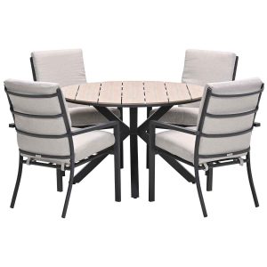 Garden Impressions tuinset Senja – Tulli – desert sand – Ø122×75 cm – Garden Impressions tuinset Senja – Tulli – desert sand – Ø122×75 cm –