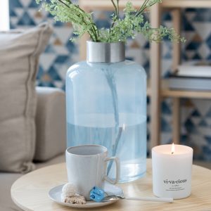 J-Line decoratie tak Varen Fijn – kunststof – groen – 24 stuks