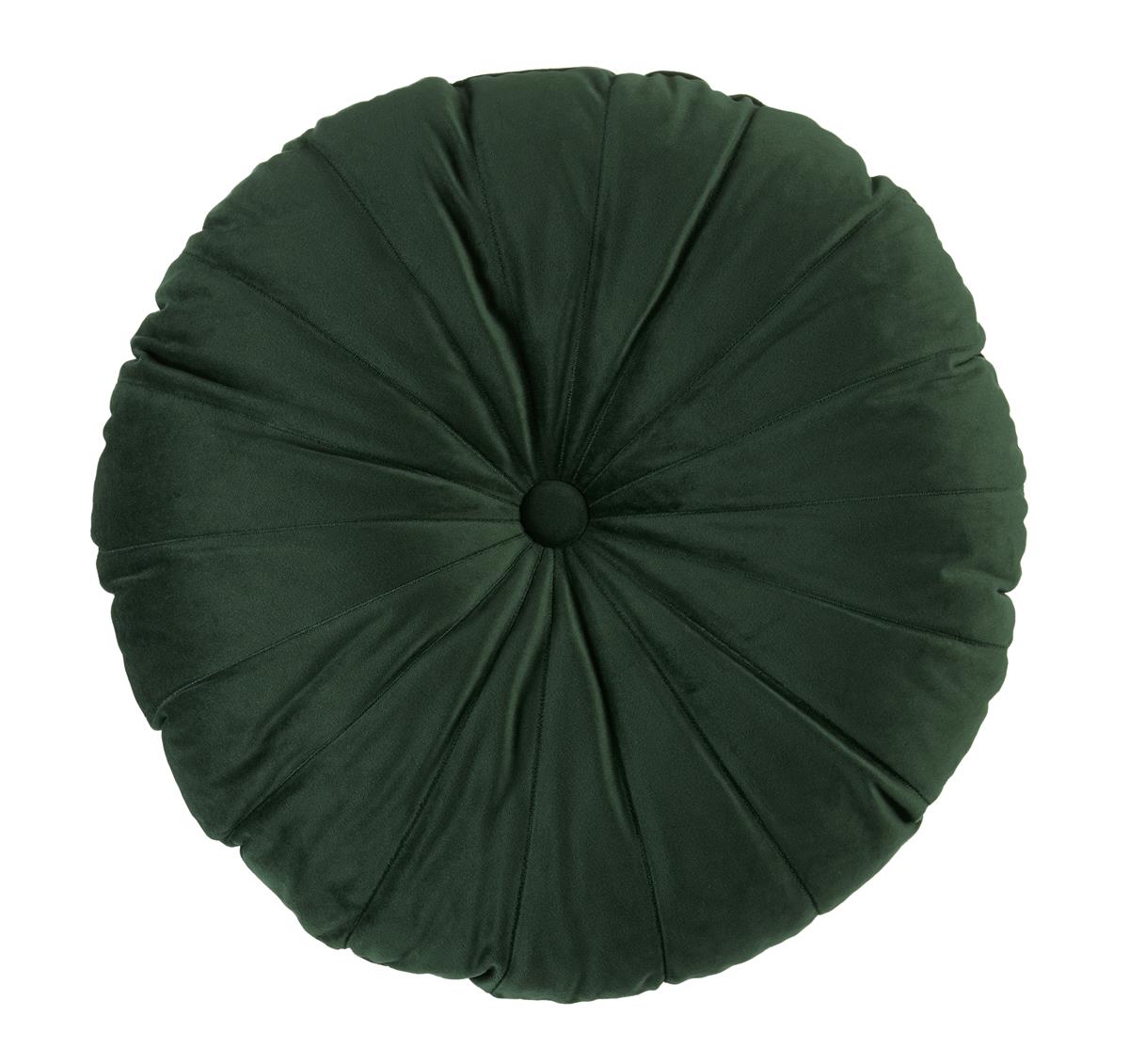 KAAT Amsterdam decoratiekussen Mandarin - dia 40 cm - donker groen