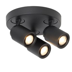 Freelight spot Razza – 3 lichts – 21 x 14 cm – zwart Freelight spot Razza – 3 lichts – 21 x 14 cm – zwart