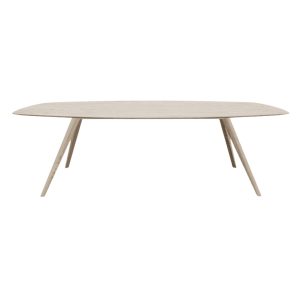 HelloTable eettafel Novum 30 – semi ovaal – 240×110 cm – eiken white