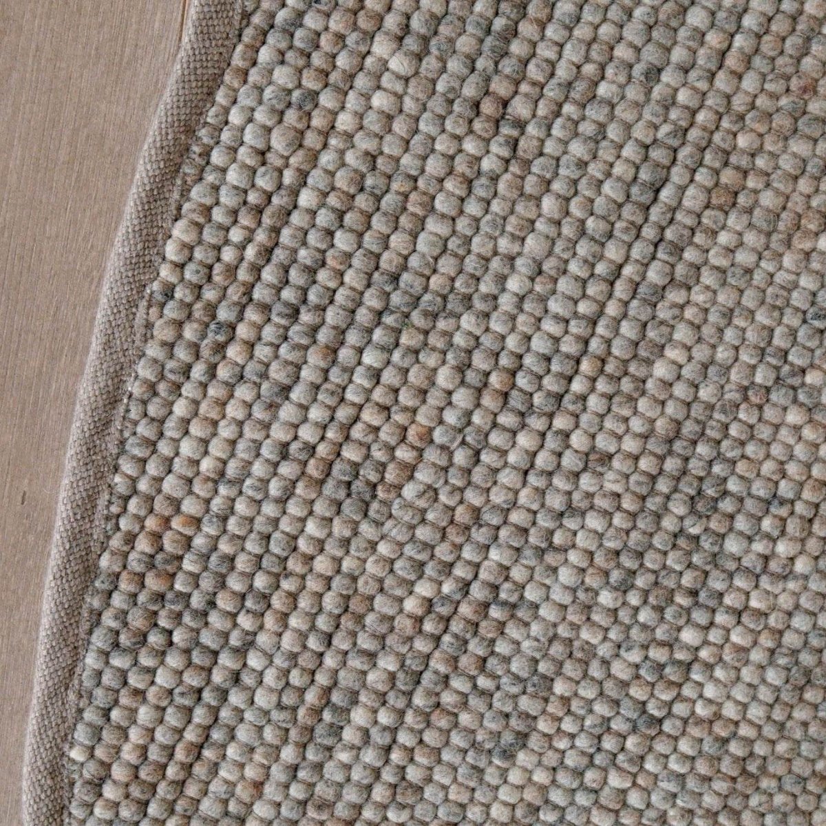 Interieur05 vloerkleed Vik -grijs/bruin - Ø 240 cm
