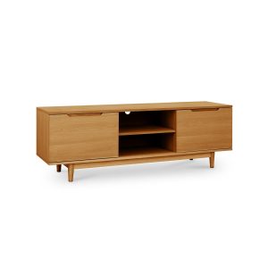Furnhouse tv-meubel Kerteminde – Natuurlijk eikenhout – MDF, eikenfine Furnhouse tv-meubel Kerteminde – Natuurlijk eikenhout – MDF, eikenfine