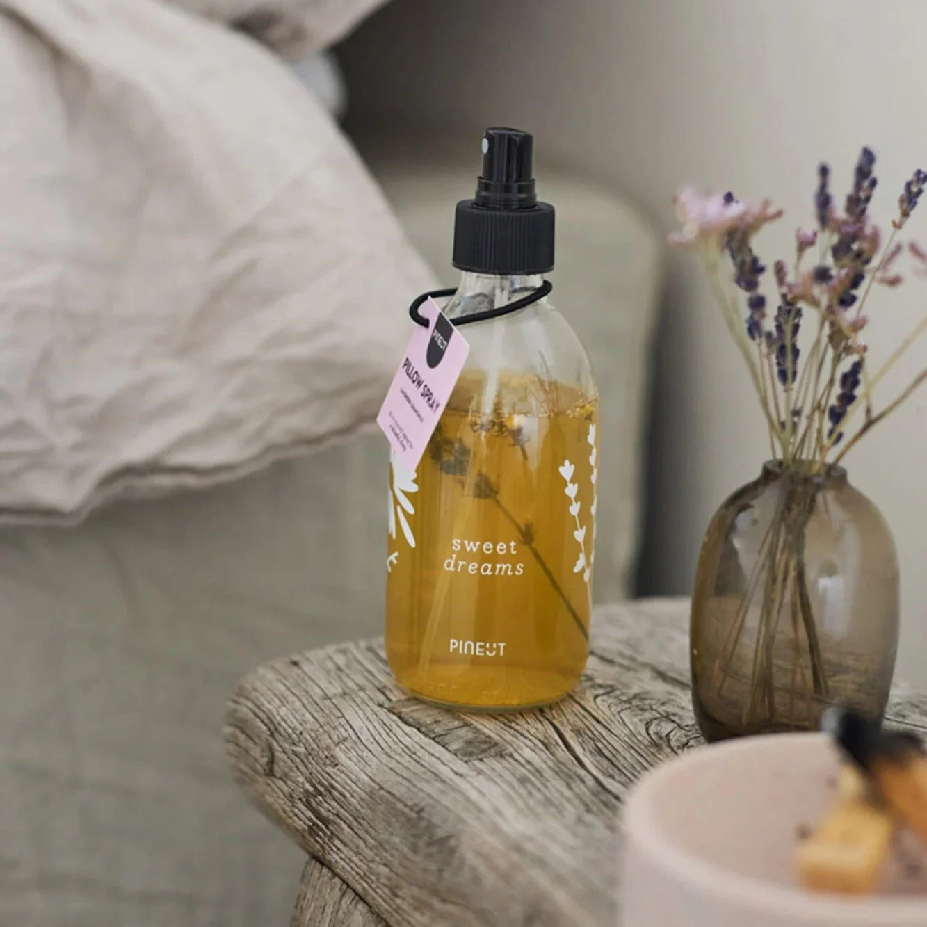 kussenspray met lavendel & kamille